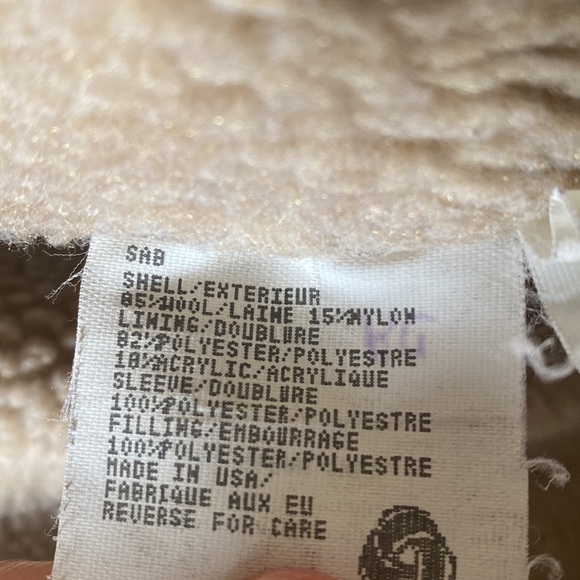 Woolrich Vintage Sherpa Flannel Plaid coat jacket shacket with pockets - Picture 9 of 12